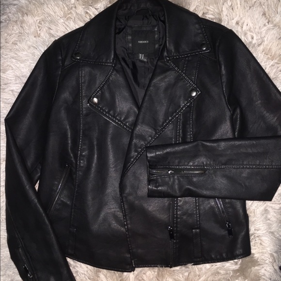 Forever 21 leather jacket - Picture 1 of 3